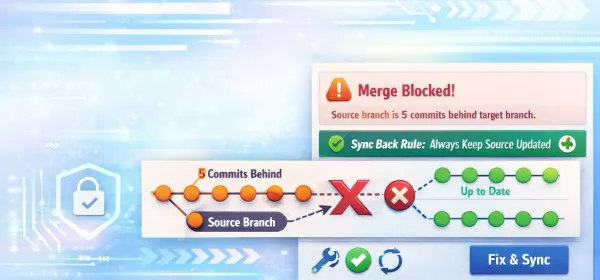 GitLab Merge Blocked: Source Branch Behind Target